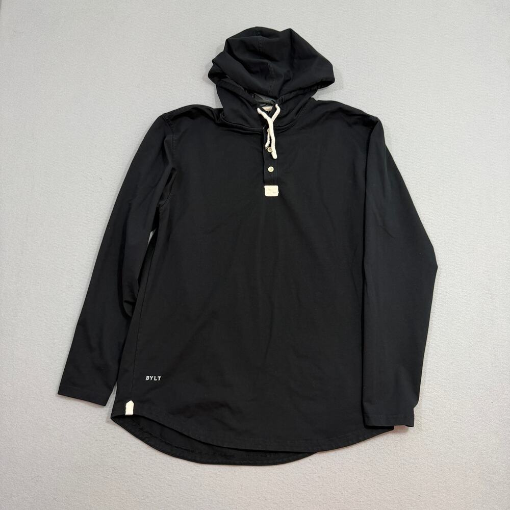 Bylt Basics Shirts Men's Large Bylt Basics Drop-Cut Lux Hooded Henley Workout
